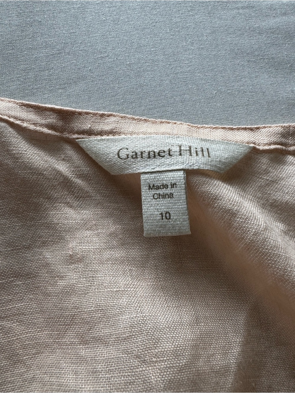 Garnet Hill Pink Spaghetti-Strap V-Neck Camisole - Picture 3 of 6
